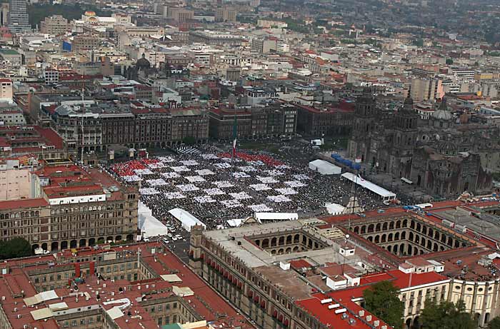 Azedrez en el Zocalo Azedrez en el Zocalo