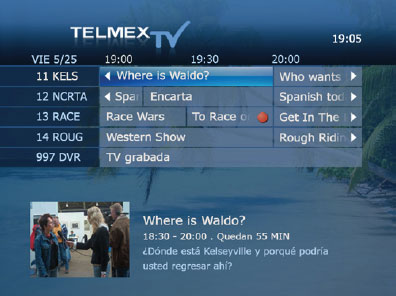 Interfaz Telmex TV Mexico Interfaz Telmex TV Mexico