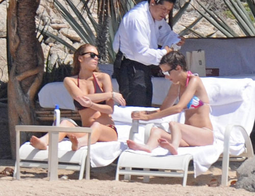 Lindsay Lohan Samantha Ronson bikini