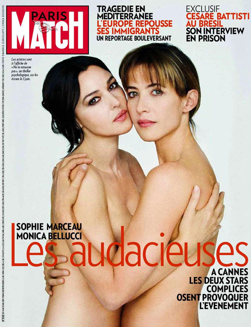 Monica Bellucci desnuda revista Paris Match