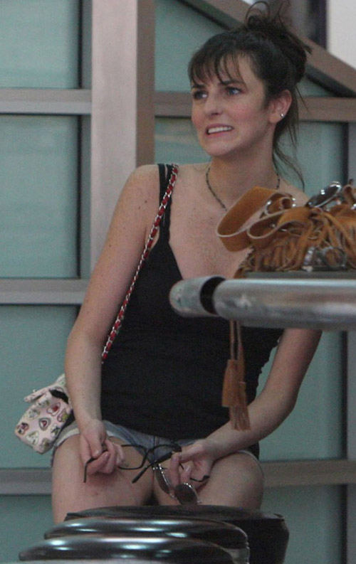 Ali Lohan short shorts