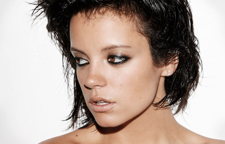 Lily Allen topless GQ
