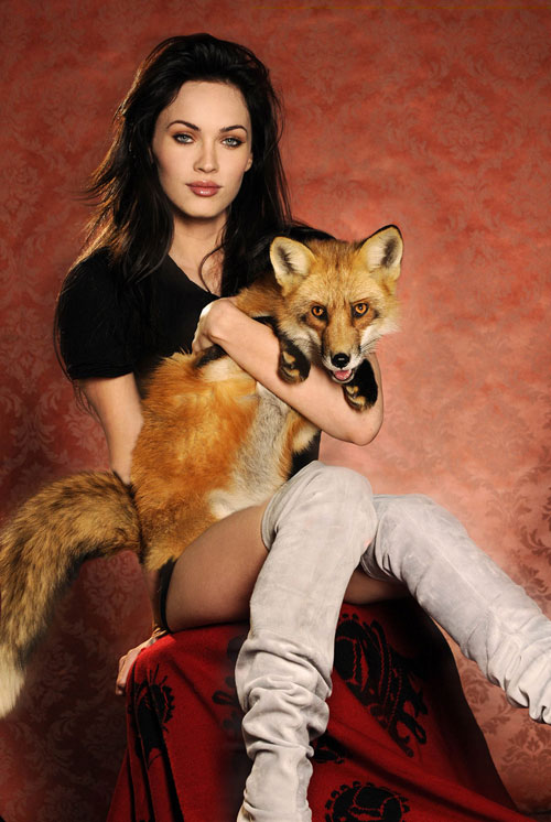 Megan Fox with Fox