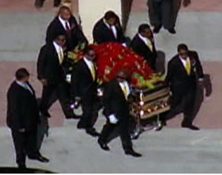 Michael Jackson Casket live