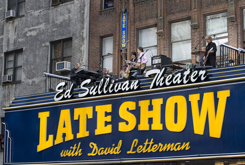 Paul McCartney con David Letterman